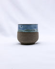 Blulume Tazza Handmade Ceramic Smoked Grey Stoneware Short Cup
