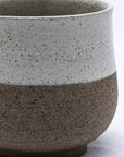 Bianca Tazza Handmade Ceramic Smoked Grey Stoneware Short Cup