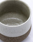 Bianca Tazza Handmade Ceramic Smoked Grey Stoneware Short Cup