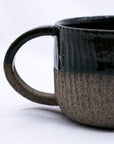 Bluverde Arte Handmade Ceramic Smoked Grey Stoneware Mug