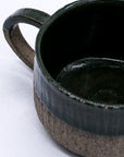 Bluverde Arte Handmade Ceramic Smoked Grey Stoneware Mug