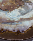 23 cm Tidepool Smoked Grey Large Stoneware Handmade Ceramic Dinner Plate