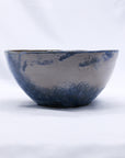 Large Stone Reef Blue Handmade Ceramic Stoneware Dinner Bowl