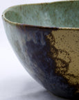 Large Saltwater Lavender Handmade Ceramic Stoneware Dinner Bowl