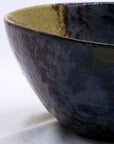 Large Indigo Clay Shore Handmade Ceramic Stoneware Dinner Bowl
