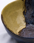 Large Indigo Clay Shore Handmade Ceramic Stoneware Dinner Bowl
