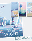 Isle of Wight Vintage Travel Poster Print