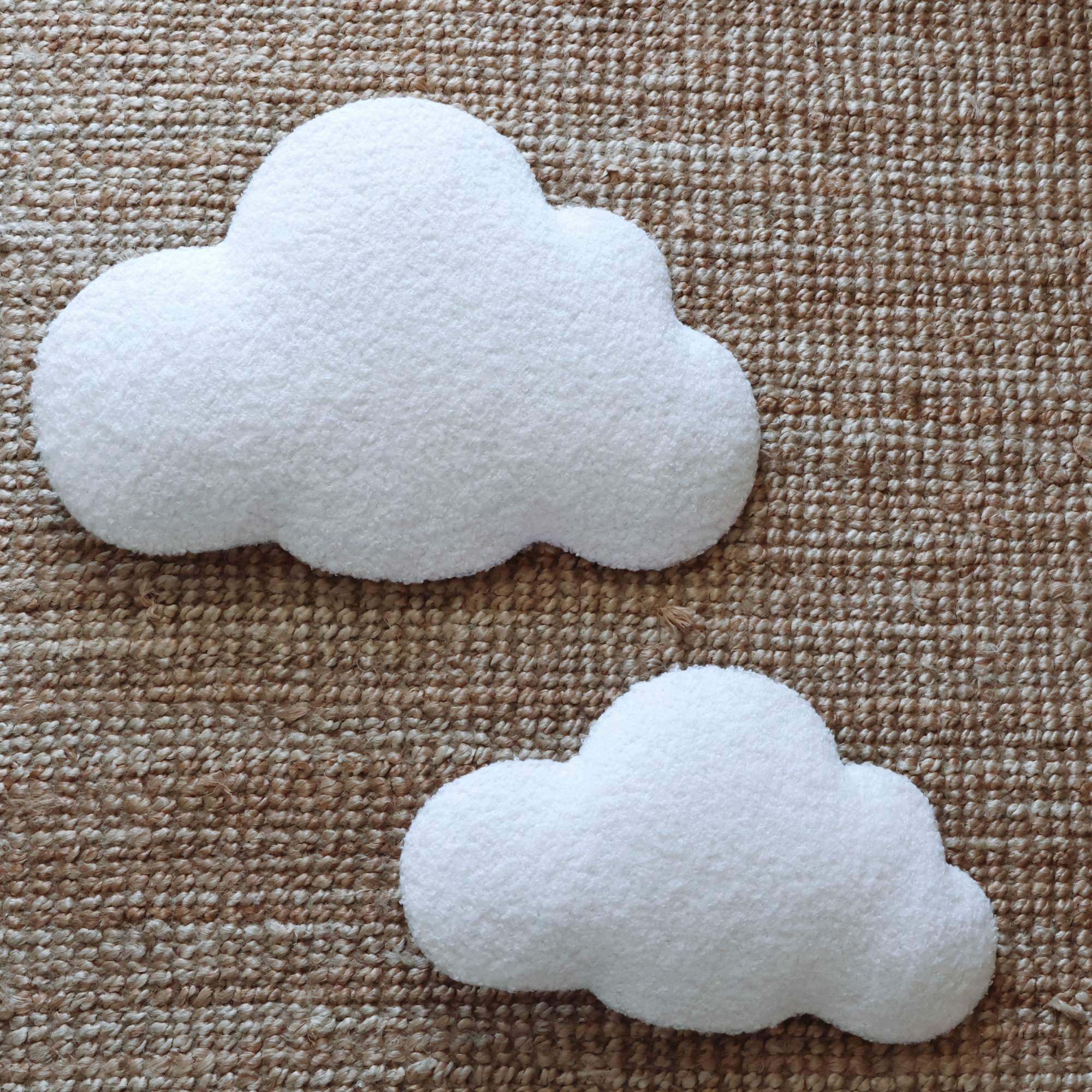 Cloud bouclé wall decor-5
