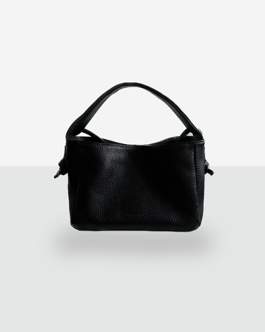 Black Leather Crossbody Bag