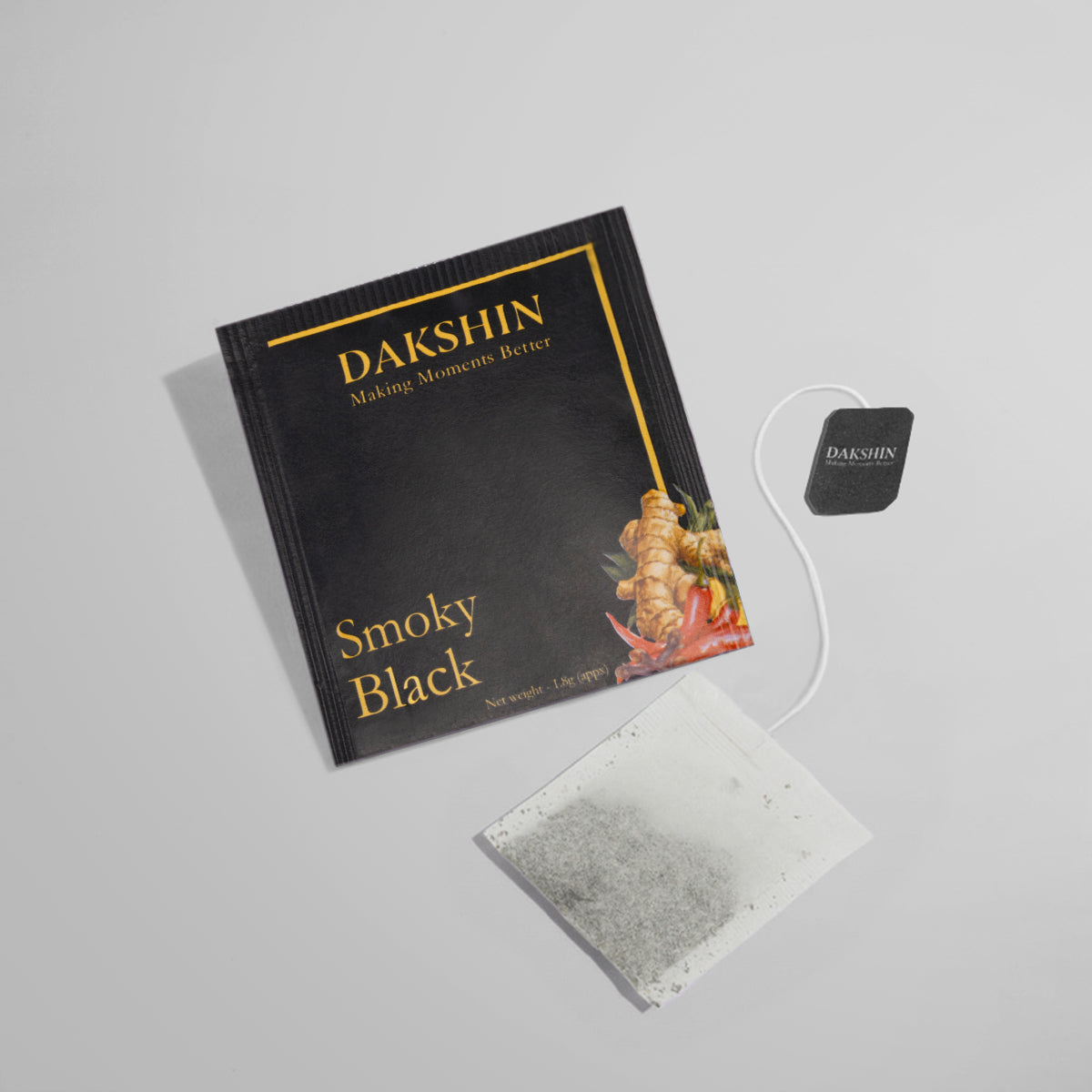 Organic Smoky Black Tea - Bold &amp; Aromatic by Dakshin