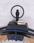 Industrial Large Cog Clock White and Gold
