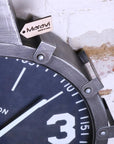 Industrial Style Wall Clock Gunmetal Grey