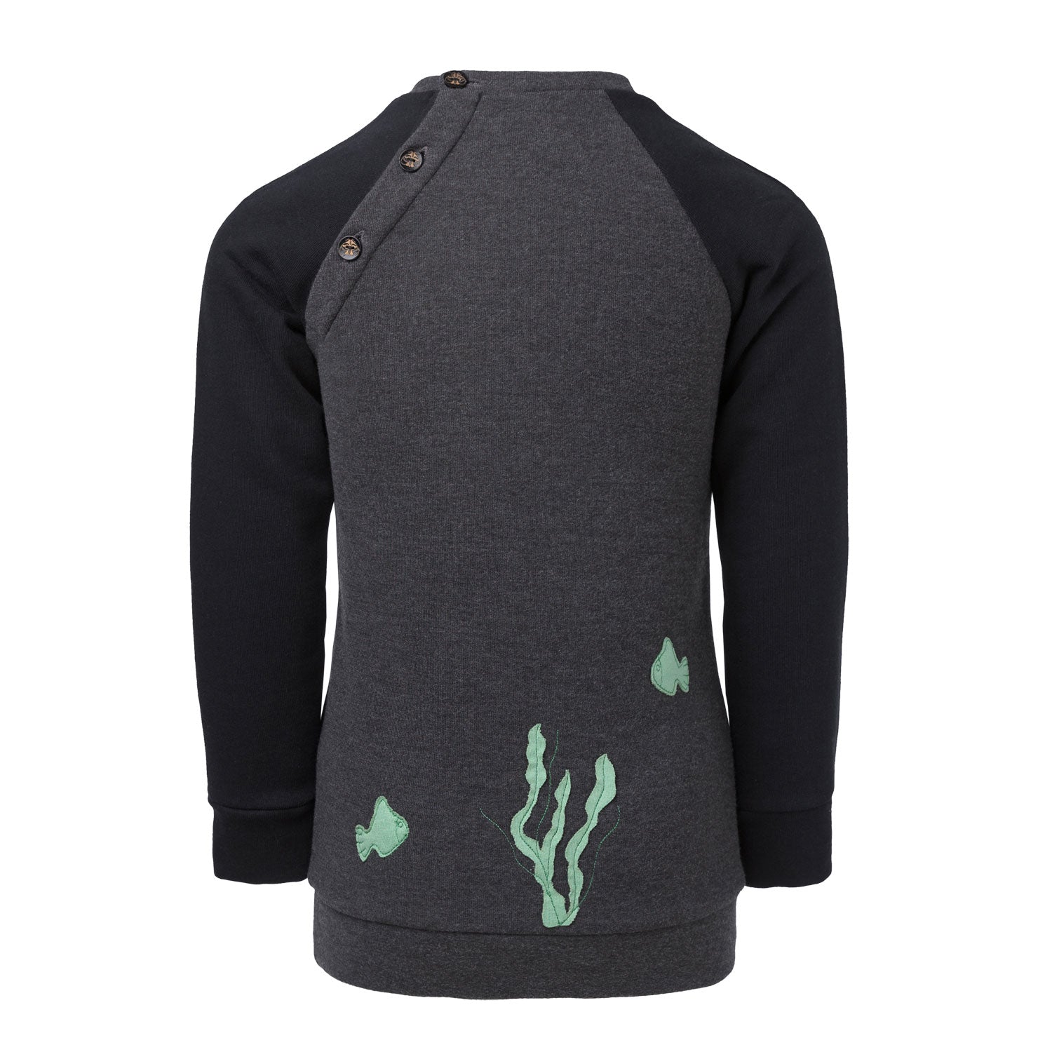 Sweatshirt with Marine Application-3