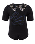 Baby Onesie with Dragon Embroidery