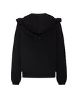 Knitted Kids Hoodie in Black