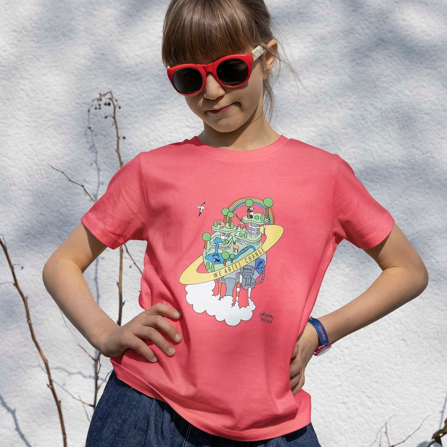 Graphic T Shirts for Boys and Girls - Earth Day Print