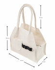 White Pinatex Handbag-4