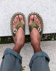 Classic Khaki Flip Flops for Men