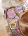 Pastel Petals - Leather Dog Lead