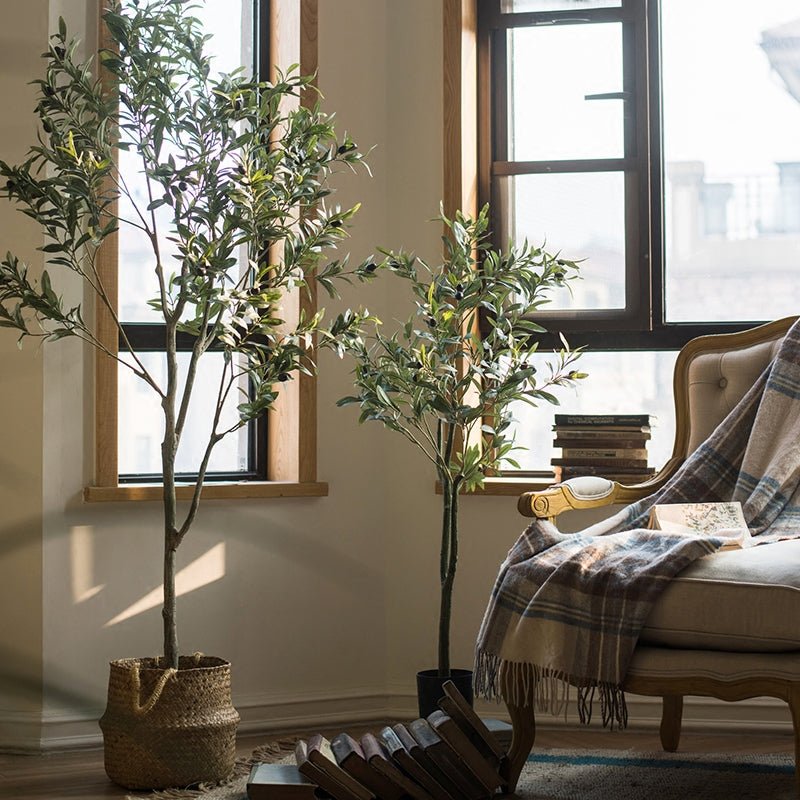 Faux Olive Tree In Pot