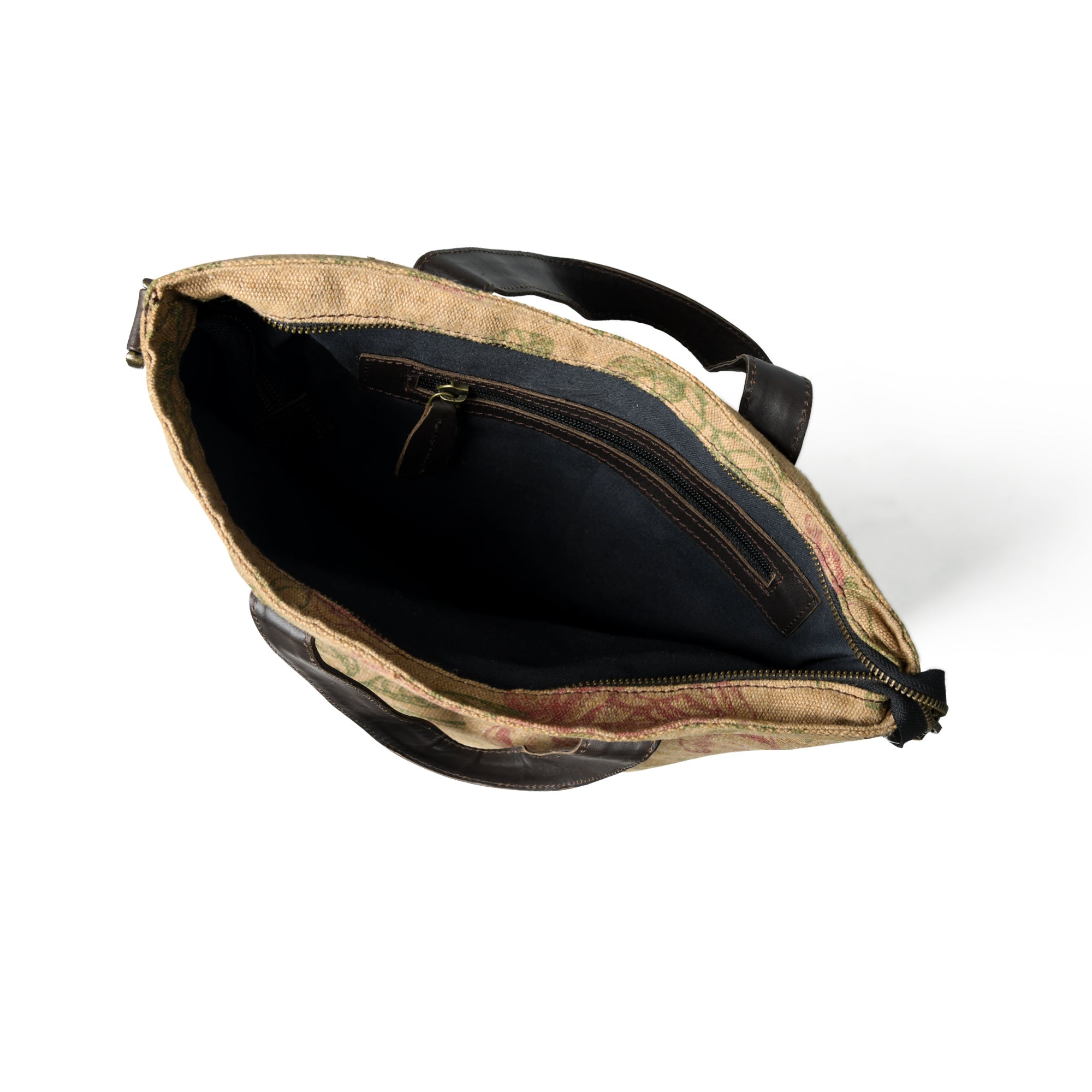 Urban Explorer: Leather &amp; Canvas Tote Bag