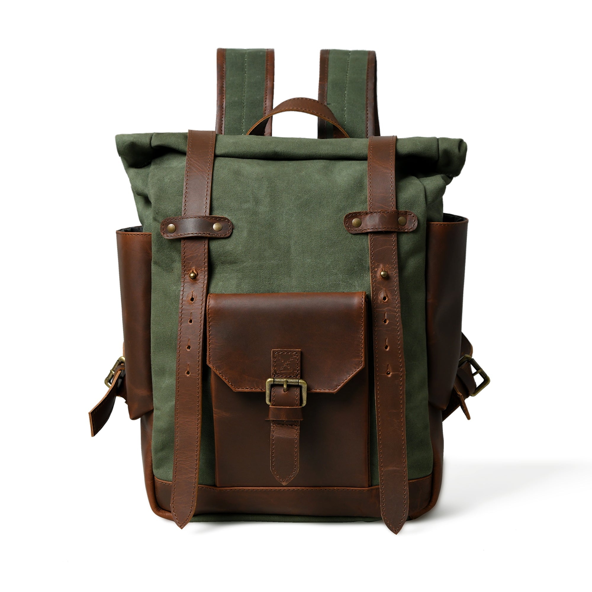 Suede Leather Backpack