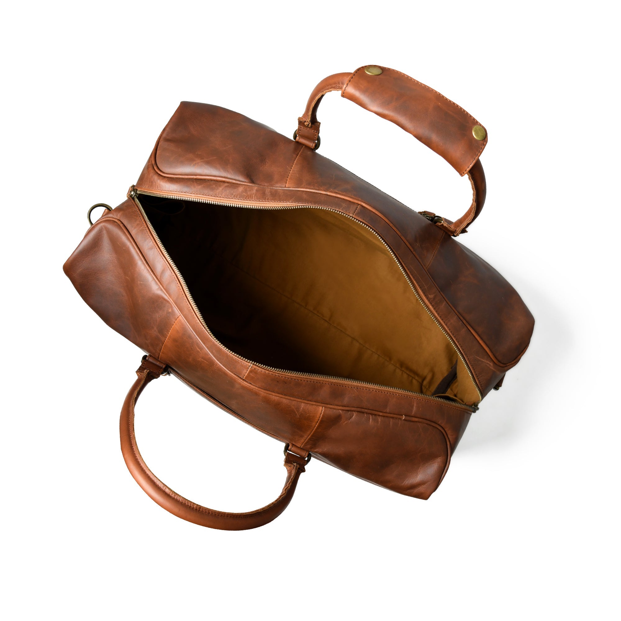 Voyage in Style with Cow Waxy Leather Travel Bag