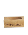 Love & Celebrate Beech Wine Bottle Coaster