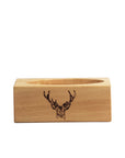 Stag Beech Wine Bottle Coaster