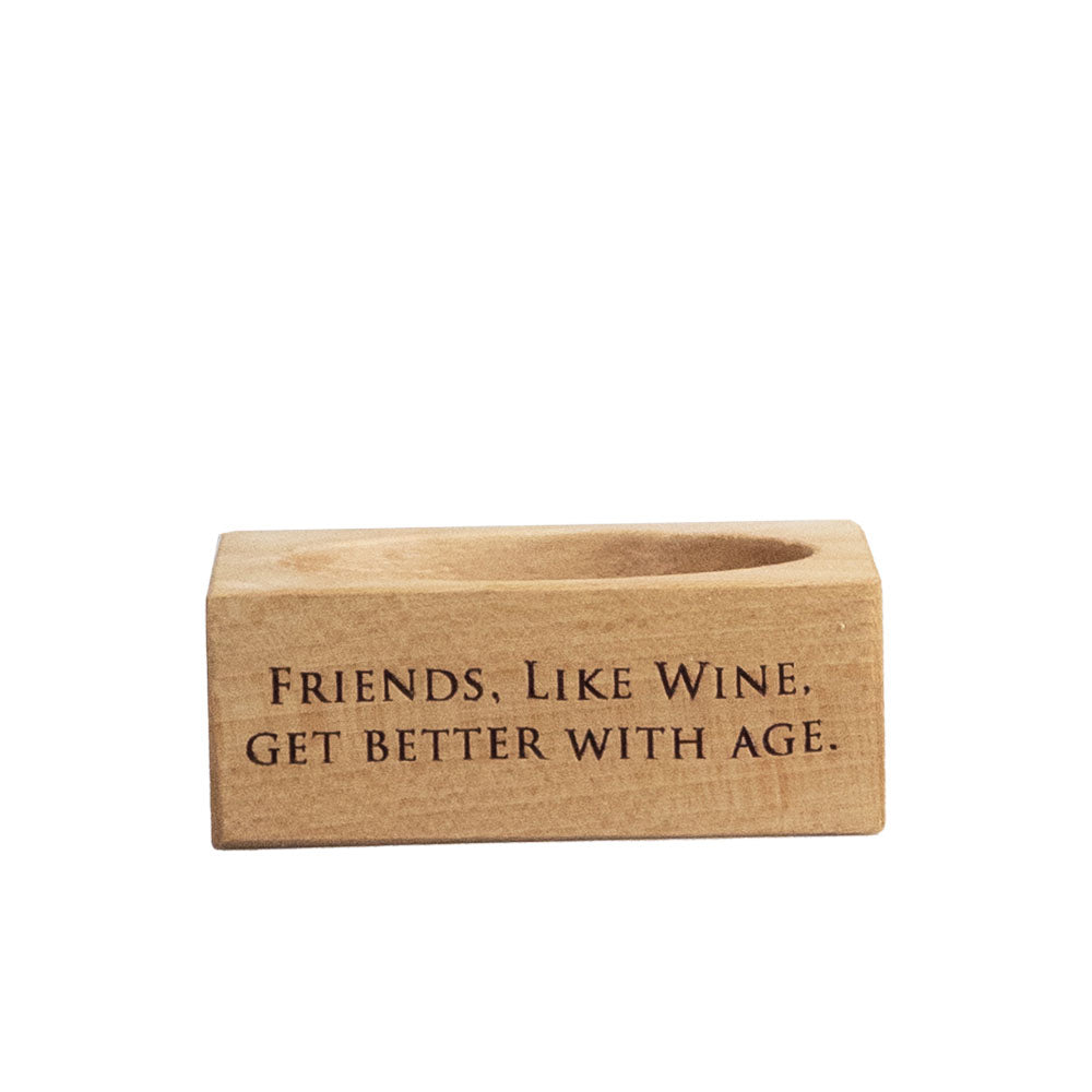 Wine Beech Wine Bottle Coaster