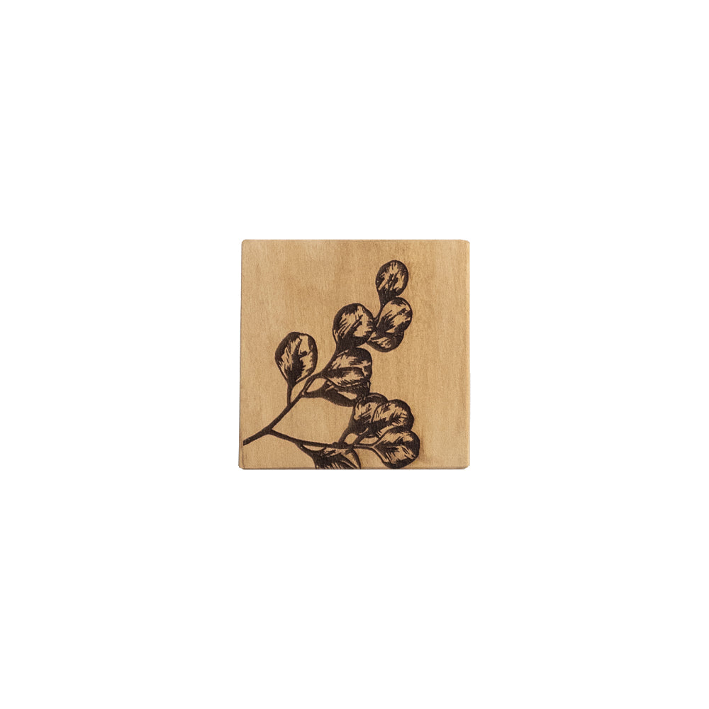 Flora Beech Single Coaster