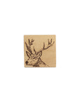 Stag Beech Single Coaster