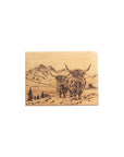 Scenic Highland Cow Beech Bar Board