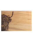Highland Cow Beech Serving / Cheese Board