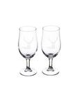 Stag Craft Beer Glasses - Set of 2