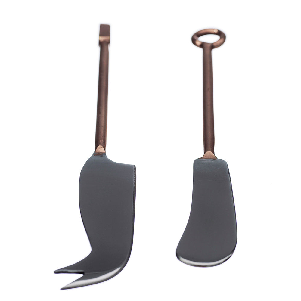 Copper Cheese Knives - Set of 2