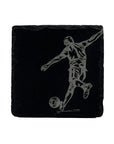 Football Single Slate Coaster