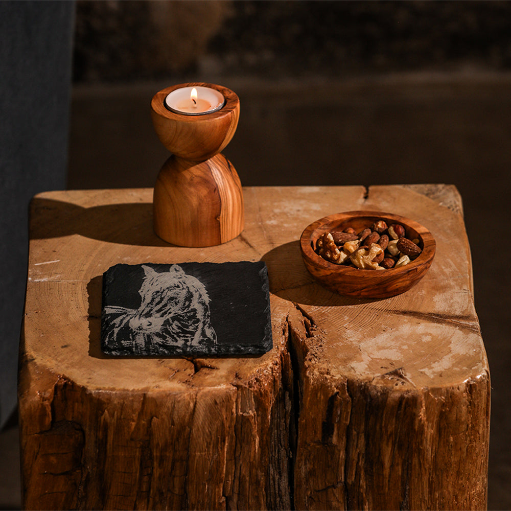 Horse Single Slate Coaster