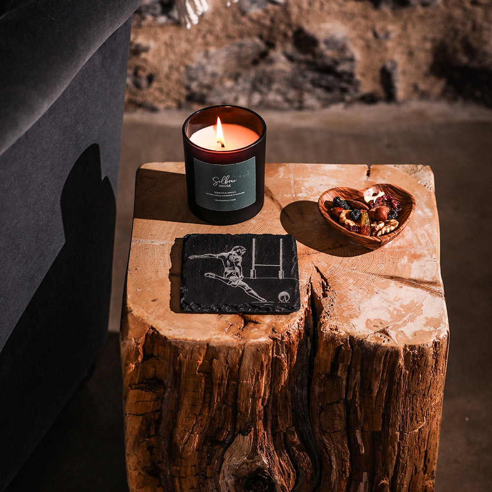 Rugby Single Slate Coaster