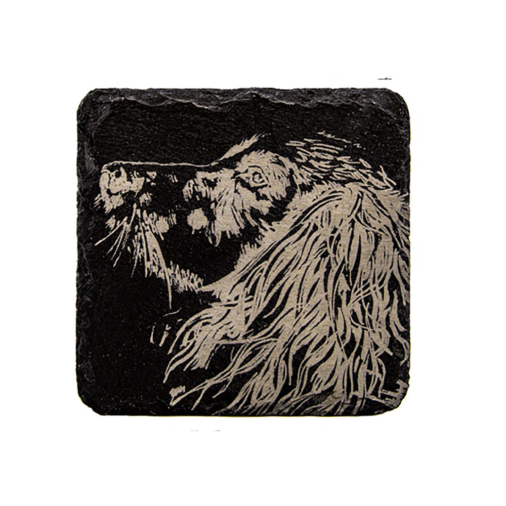 Spaniel Single Slate Coaster