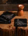 Bee Slate Coasters - Set of 4