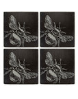 Bee Slate Coasters - Set of 4