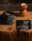 Pheasant Slate Coasters - Set of 4
