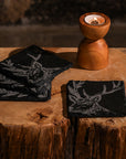 Stag Slate Coasters - Set of 4