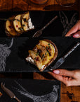 Highland Cow Single Mini Slate Cheese Board & Knife Set