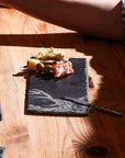 Mini Slate Cheese Board & Knife Set – Stag Design