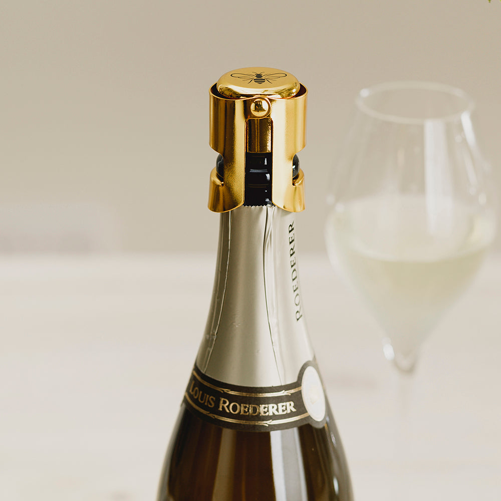 Gold Bee Champagne &amp; Prosecco Stopper