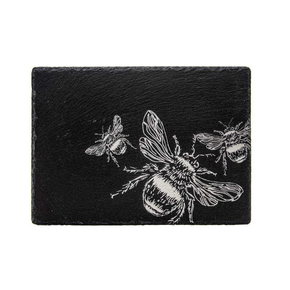 Bee Slate Placemat &amp; Coaster Gift Set