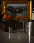 Fishing Hip Flask & Cup Set