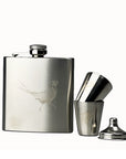 Pheasant Hip Flask & Cup Set